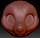 True Kemono Borzoi Head Base