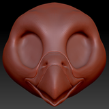 Western Kemono Gryphon/Eagle Static Jaw Head Base