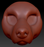 Feminine Doberman Head Base