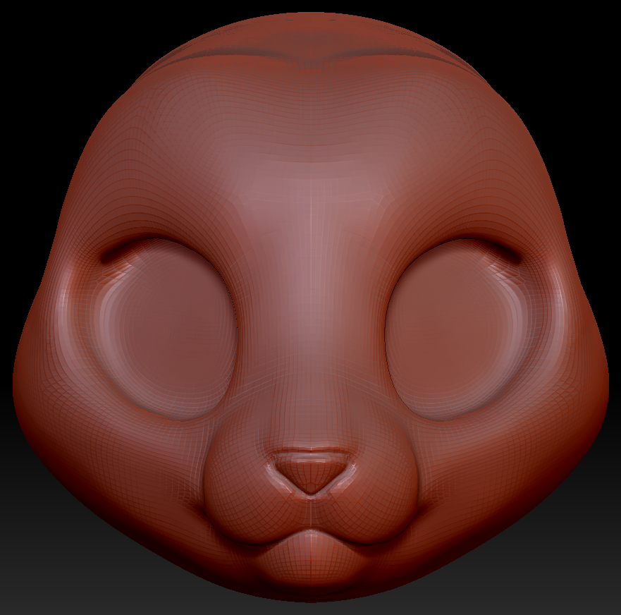 True Kemono Oriental Shorthair Cat Head Base