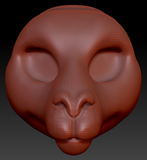 Feminine Llama Head Base