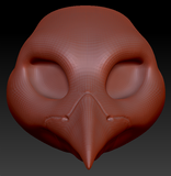 Feminine Blue Jay Head Base