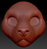 Gender Neutral English Bull Terrier Head Base