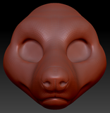 Gender Neutral Saluki Head Base