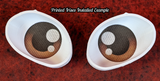 Gender Neutral Toony Red Panda Static Jaw Head Base Variant 1