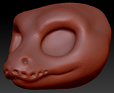 Western Kemono Ball Python Head Base