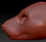 Gender Neutral English Bull Terrier Head Base