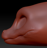 Western Kemono Alligator Head Base
