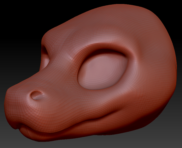 Feminine Rainbow Boa Head Base