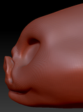 Feminine Vampire Bat Head Base