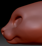 Feminine Ocelot Head Base
