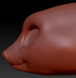 Western Kemono Opossum Head Base