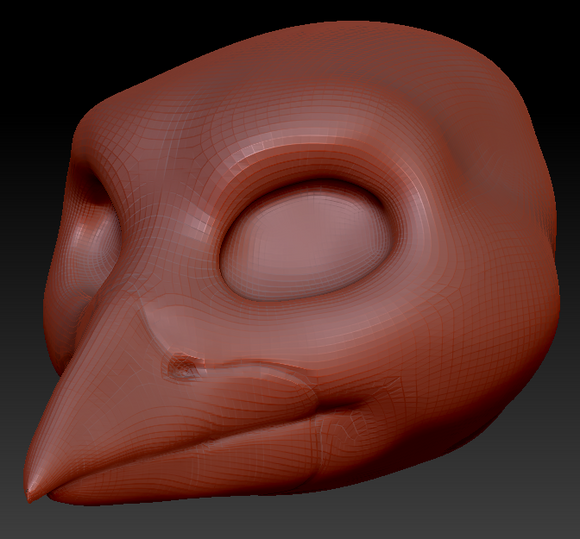 Gender Neutral Blue Jay Head Base