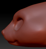 Western Kemono Weasel Head Base