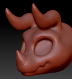 Western Kemono Round-nosed Dragon Head Base Complex Variant 2