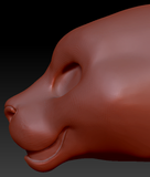 Gender Neutral Jaguar Static Jaw Head Base