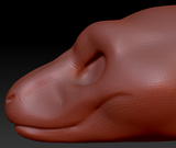 Gender Neutral Raptor Head Base Variant 1