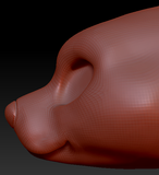 Western Kemono Pitbull Head Base