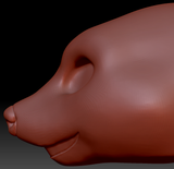 Gender Neutral Meerkat Static Jaw Head Base