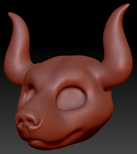 Gender Neutral Black Bear Head Base Complex Variant 1