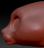 Western Kemono Jaguar Head Base Variant 1