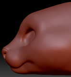 Gender Neutral Ocelot Head Base