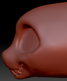 Avali Head Base Variant 2