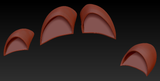 4 Finger Hoof Cap Set