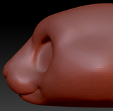 Western Kemono Squirrel Head Base Variant 1