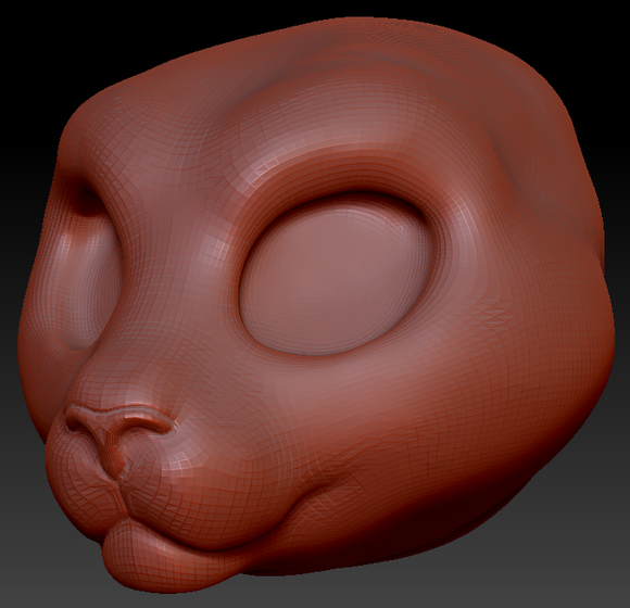 Western Kemono Jaguar Head Base