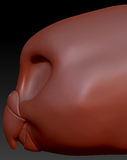 Western Kemono Budgie Static Jaw Head Base