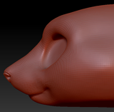 Western Kemono Mouse Head Base