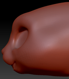 Western Kemono Bunny Static Jaw Head Base Variant 1