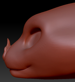 Feminine Leaf-nosed Bat Head Base
