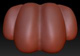9.5" Wide 4-Toe Slim Large Foam Paw Set