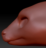 Feminine Kangaroo Head Base