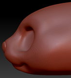 Western Kemono Asian Small-clawed Otter Head Base Variant 2