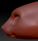 Western Kemono Mink Head Base