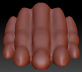 10.9" Wide Rodent Large Foam Paw Set