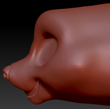 Kemono Toony Fruit Bat Static Jaw Head Base Variant 1