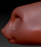 Western Kemono Ferret Head Base Variant 1