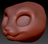 Western Kemono Bunny Head Base Variant 1