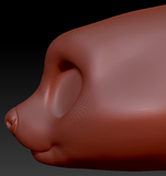 Western Kemono Hyena Head Base Variant 1