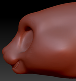 Western Kemono Bunny Static Jaw Head Base