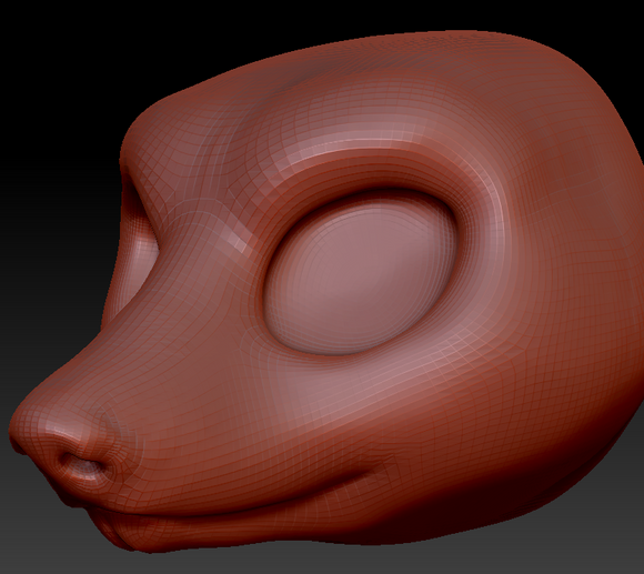 Western Kemono Armadillo Head Base