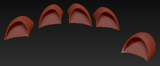 5 Finger Hoof Cap Set