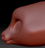 True Kemono Caribou/Reindeer Head Base