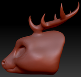 Western Kemono Deer Head Base Complex Variant 1