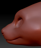 Gender Neutral Giant Panda Head Base