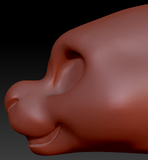 Feminine Drekkubus Static Jaw Head Base